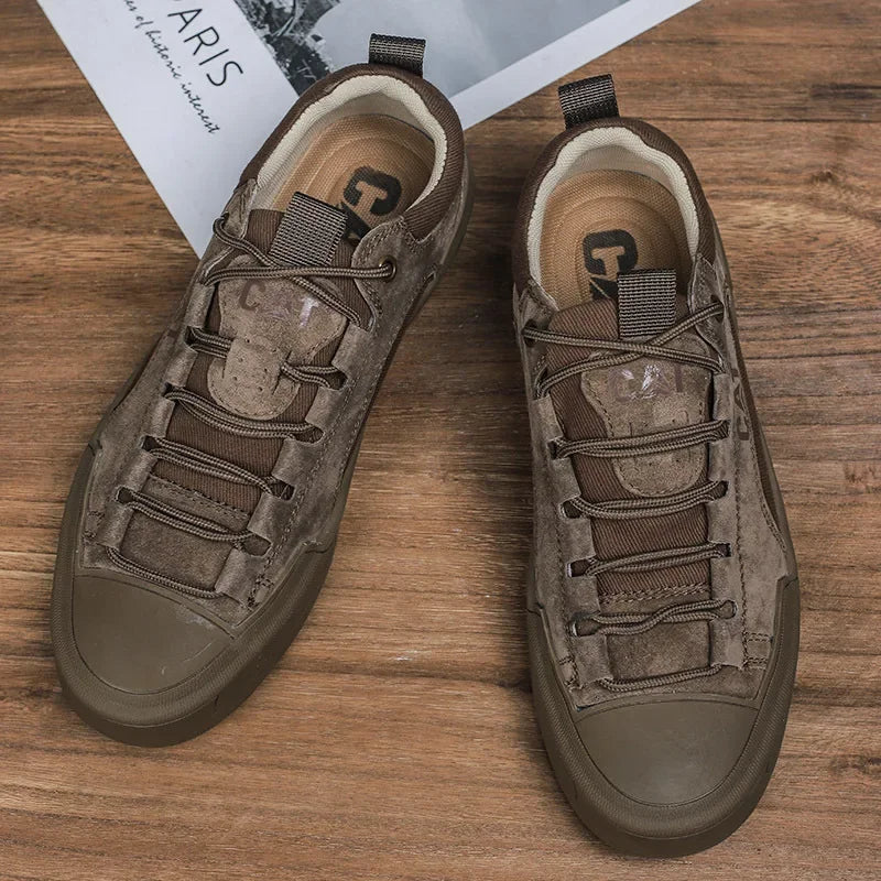 UrbanEdge - Δερμάτινα Sneakers