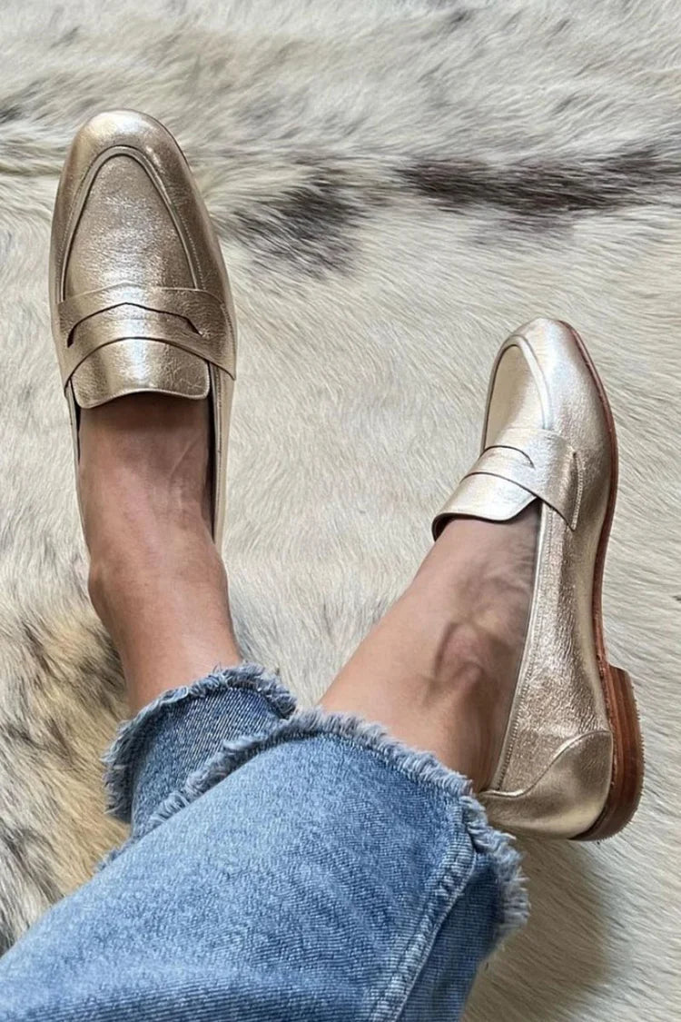 ΛΑΜΠΕΡΟ ΧΡΥΣΟ LOAFER