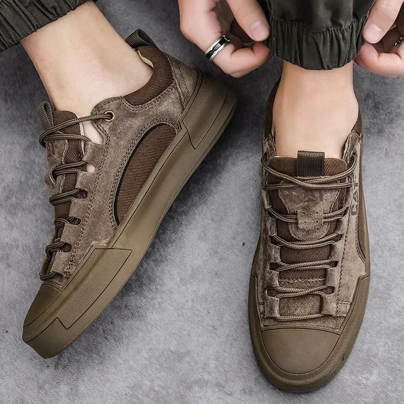 UrbanEdge - Δερμάτινα Sneakers